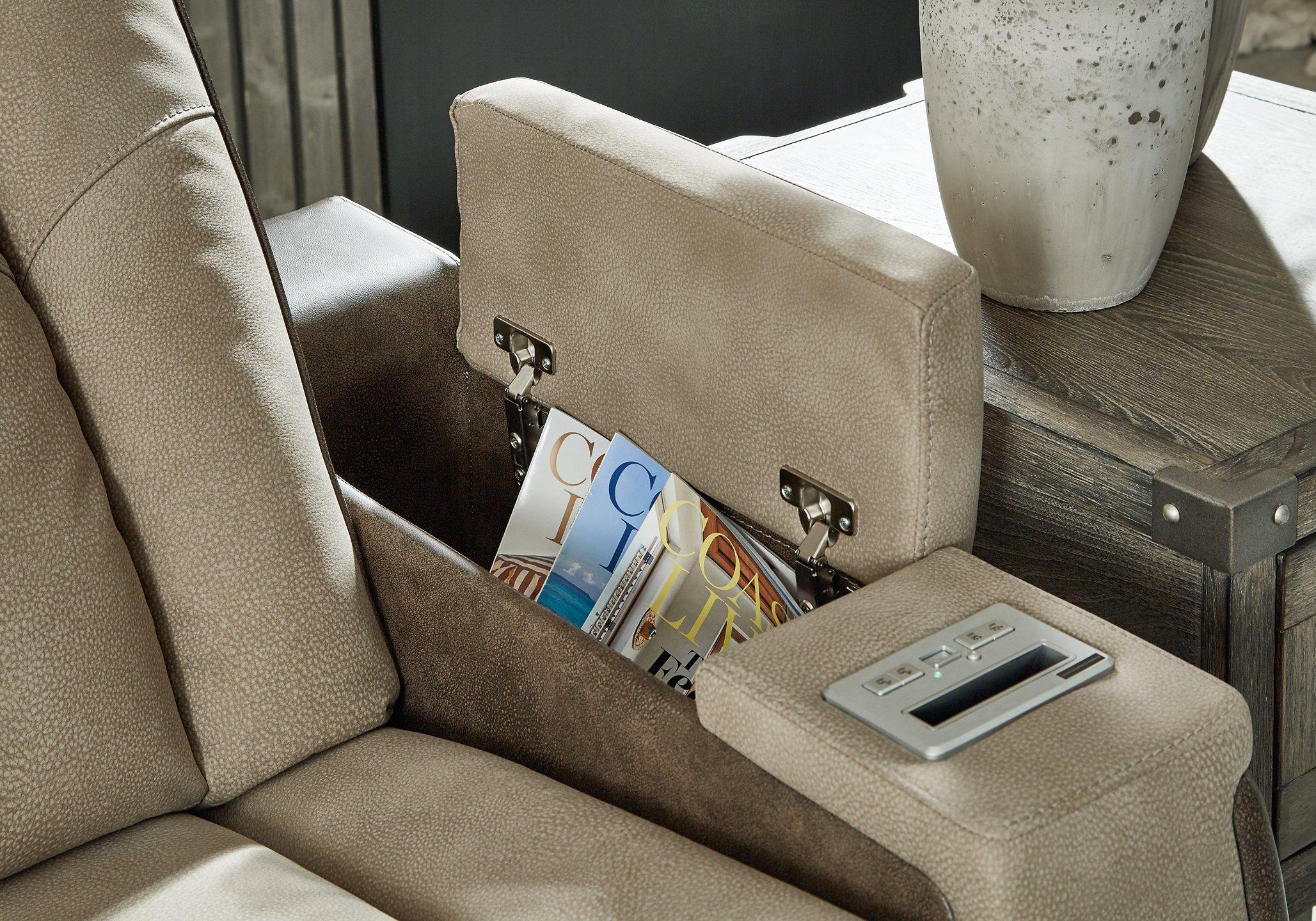 Next-Gen DuraPella Power Reclining Loveseat with Console - Furniture & Design Outlet (Kalamazoo,MI)