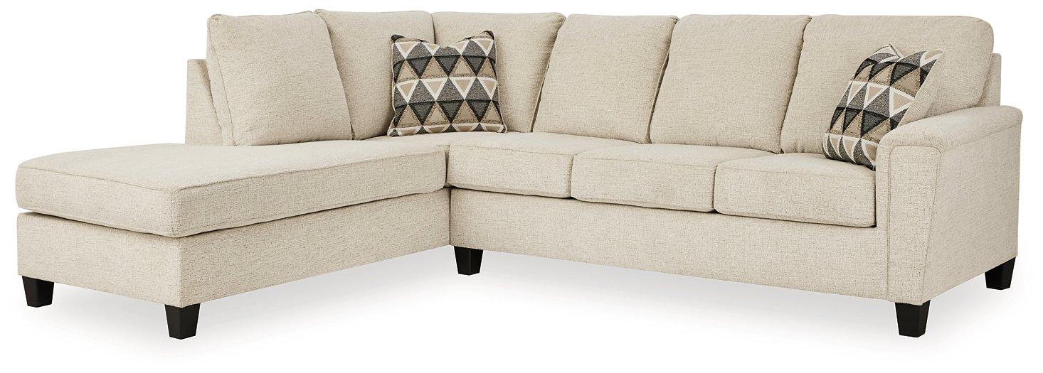Abinger 2-Piece Sectional with Chaise - Furniture & Design Outlet (Kalamazoo,MI)