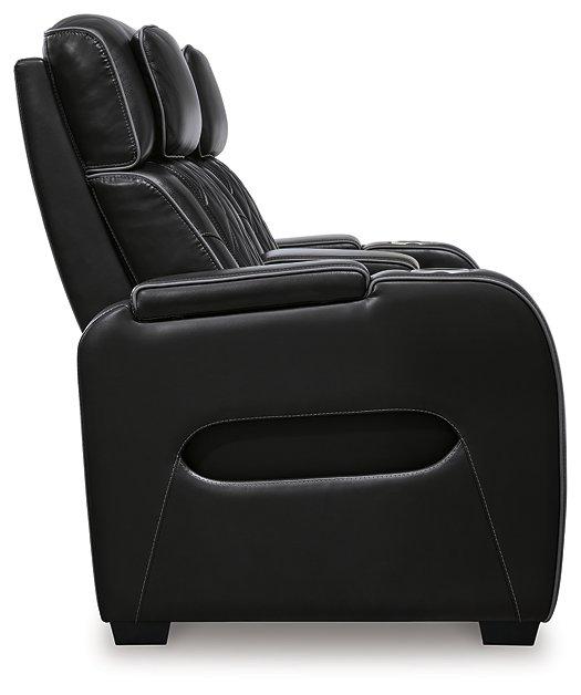 Boyington Power Reclining Loveseat with Console - Furniture & Design Outlet (Kalamazoo,MI)
