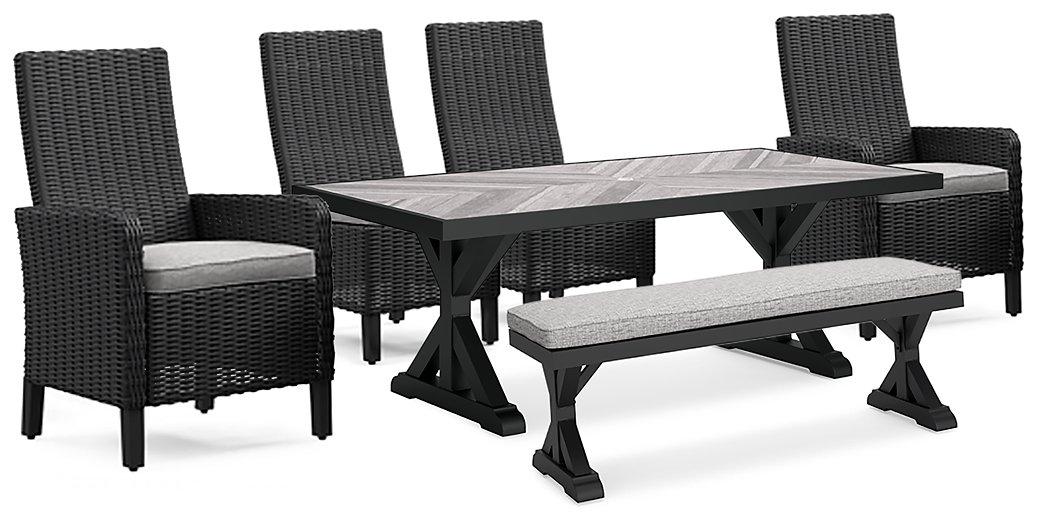 Beachcroft Outdoor Dining Set - Furniture & Design Outlet (Kalamazoo,MI)