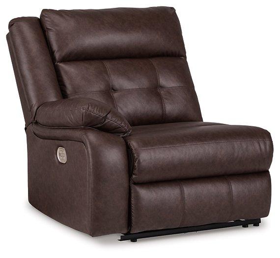 Punch Up Power Reclining Sectional Loveseat with Console - Furniture & Design Outlet (Kalamazoo,MI)