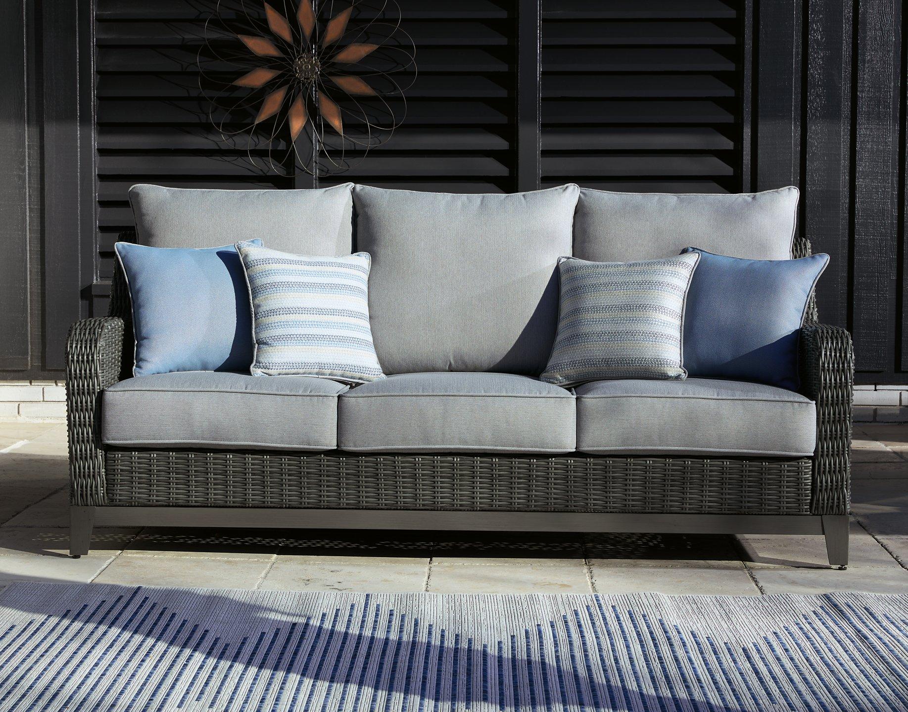 Elite Park Outdoor Sofa with Cushion - Furniture & Design Outlet (Kalamazoo,MI)