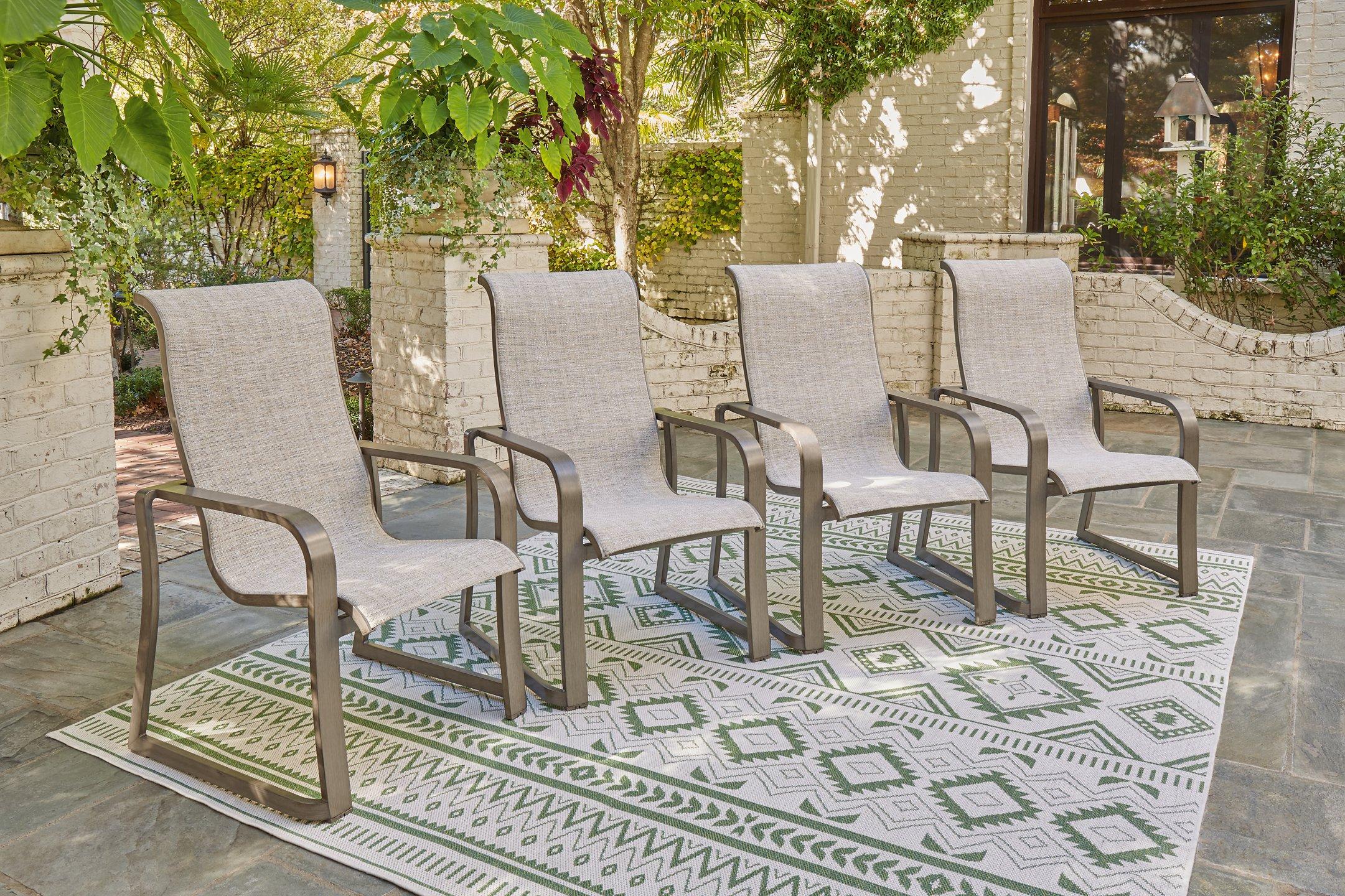 Beach Front Sling Arm Chair (Set of 4) - Furniture & Design Outlet (Kalamazoo,MI)