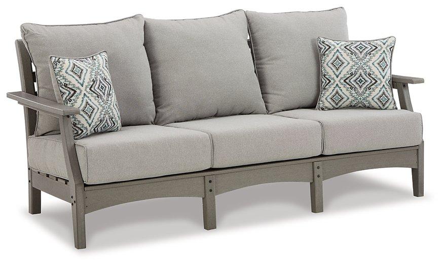 Visola Outdoor Sofa and Loveseat with Coffee Table - Furniture & Design Outlet (Kalamazoo,MI)