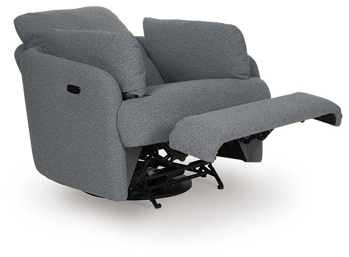 Alainmont Next-Gen Nuvella Swivel Power Recliner - Furniture & Design Outlet (Kalamazoo,MI)