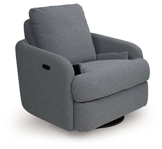 Alainmont Next-Gen Nuvella Swivel Power Recliner - Furniture & Design Outlet (Kalamazoo,MI)
