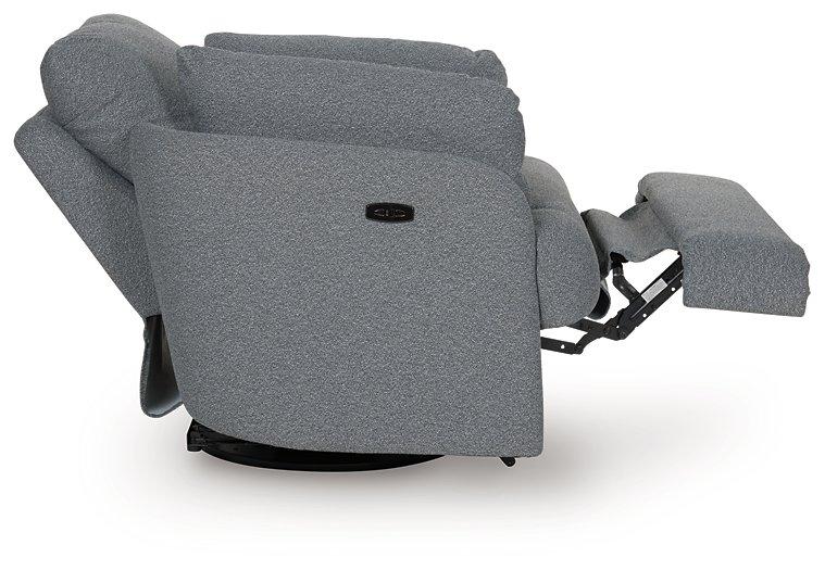 Alainmont Next-Gen Nuvella Swivel Power Recliner - Furniture & Design Outlet (Kalamazoo,MI)