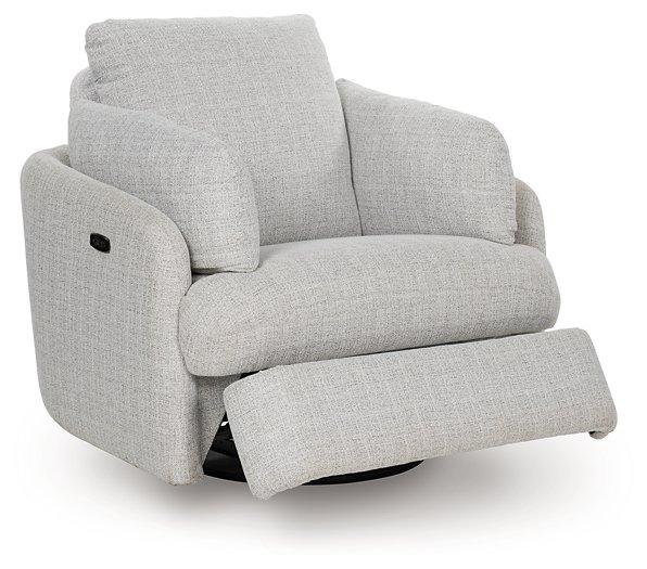 Alainmont Next-Gen Nuvella Swivel Power Recliner - Furniture & Design Outlet (Kalamazoo,MI)