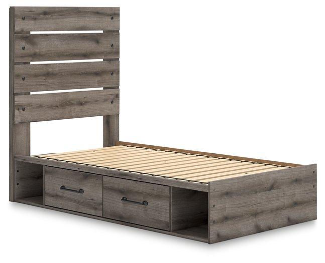 Graystorm Bed with Storage - Furniture & Design Outlet (Kalamazoo,MI)