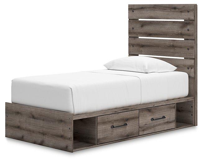 Graystorm Bed with Storage - Furniture & Design Outlet (Kalamazoo,MI)