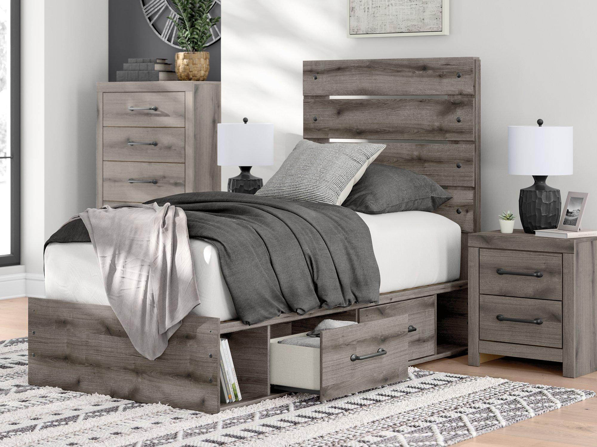 Graystorm Bed with Storage - Furniture & Design Outlet (Kalamazoo,MI)