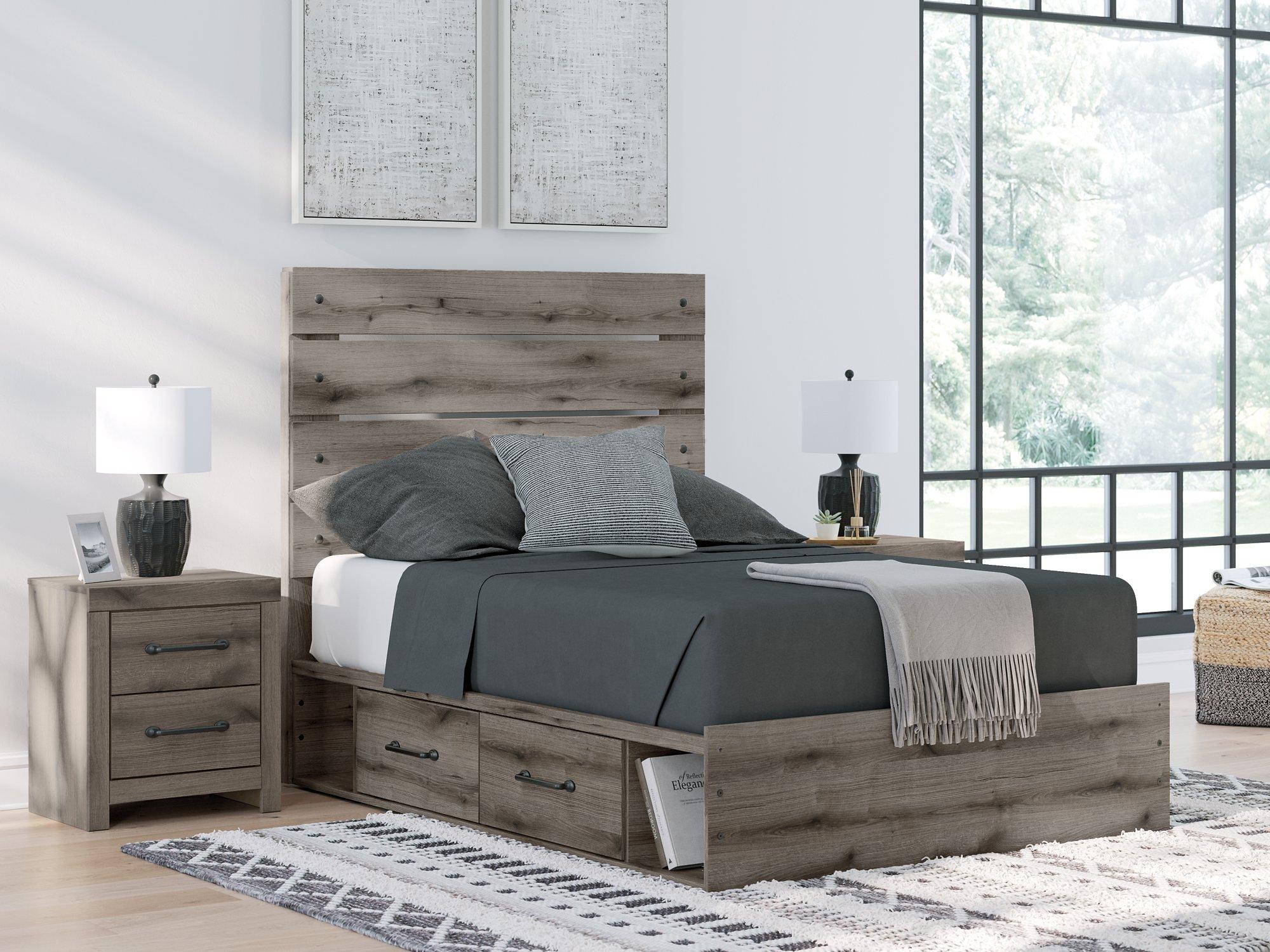 Graystorm Bed with Storage - Furniture & Design Outlet (Kalamazoo,MI)