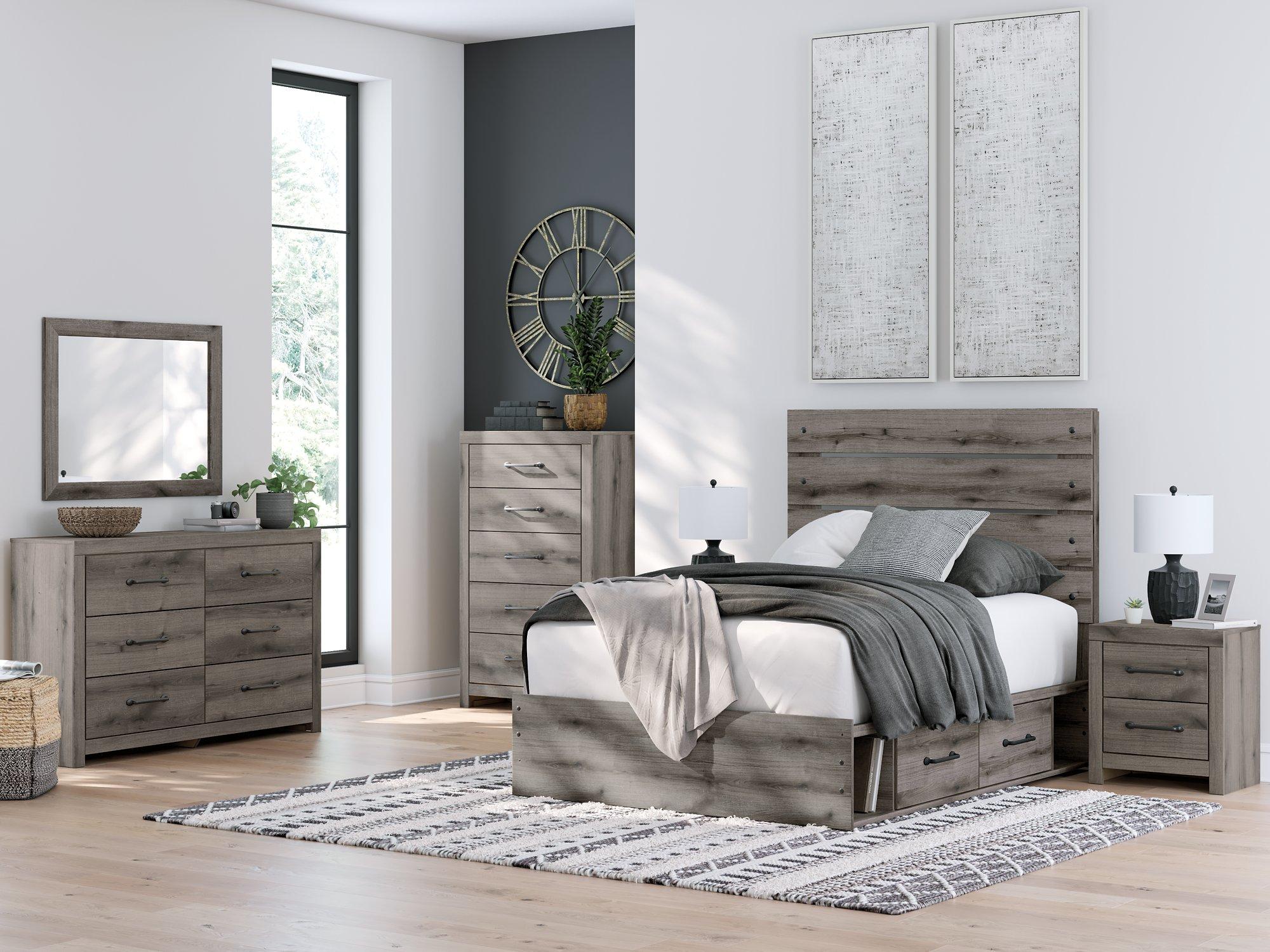 Graystorm Bed with Storage - Furniture & Design Outlet (Kalamazoo,MI)