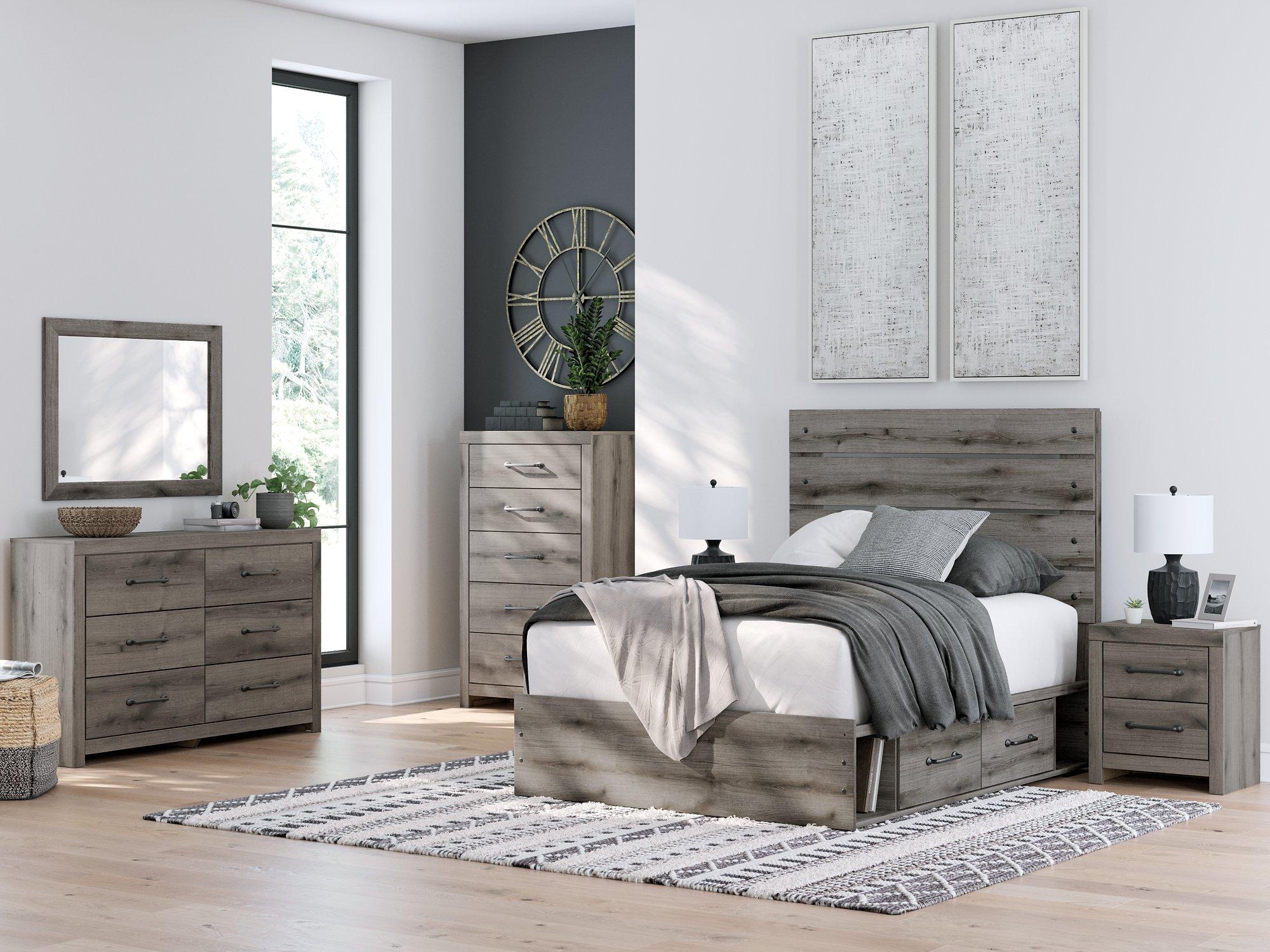 Graystorm Bed with Storage - Furniture & Design Outlet (Kalamazoo,MI)