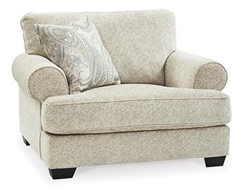 Monaghan Oversized Chair and Ottoman - Furniture & Design Outlet (Kalamazoo,MI)