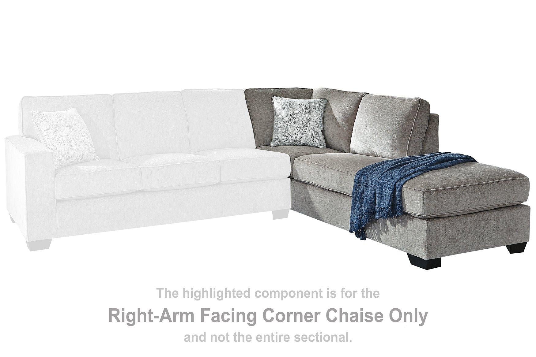Altari 2-Piece Sleeper Sectional with Chaise - Furniture & Design Outlet (Kalamazoo,MI)