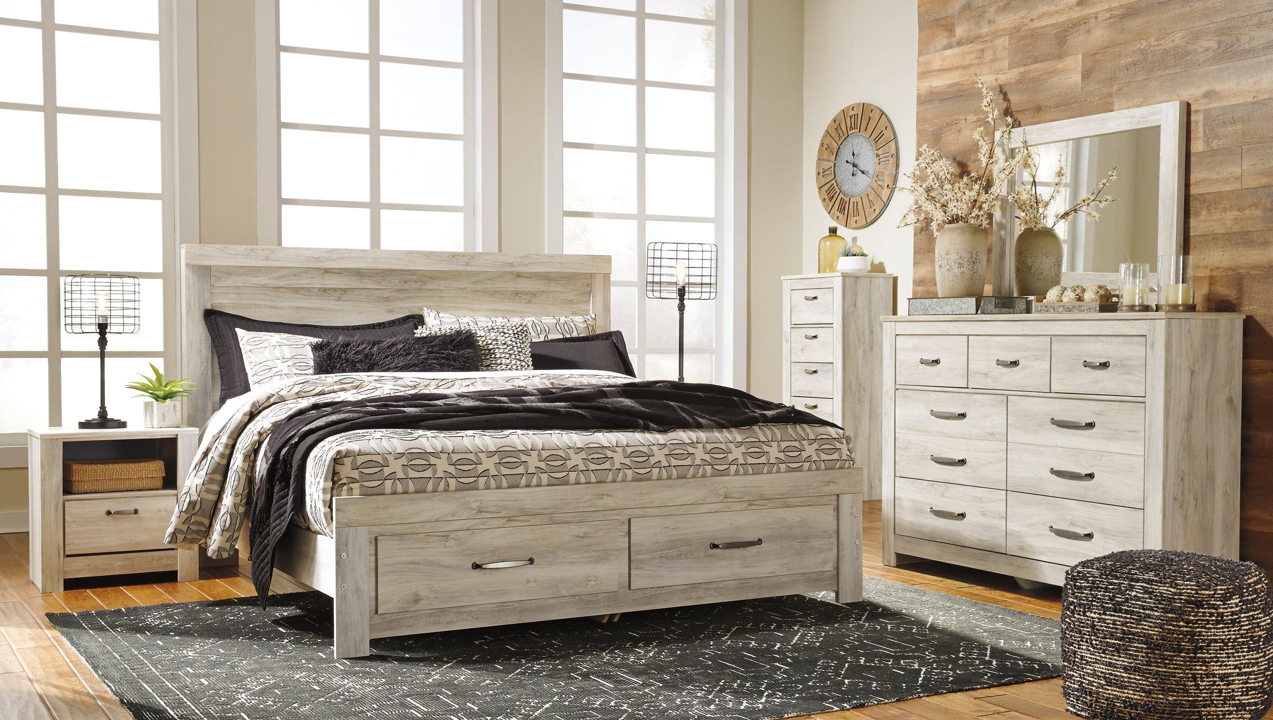 Bellaby Bed with 2 Storage Drawers - Furniture & Design Outlet (Kalamazoo,MI)
