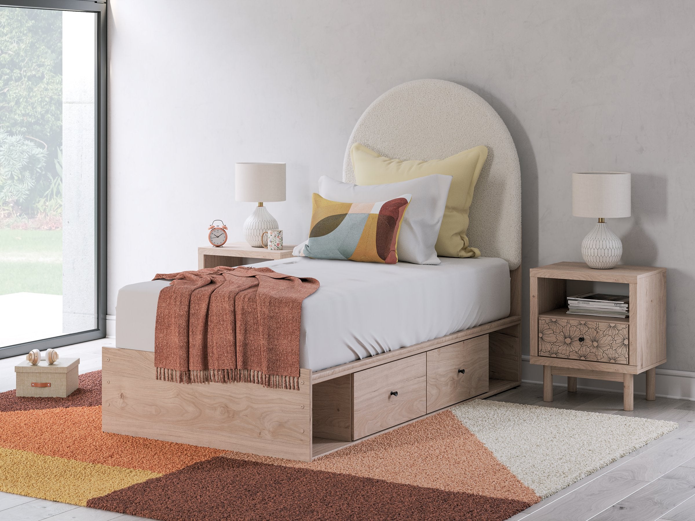 Arloster Upholstered Bed - Furniture & Design Outlet (Kalamazoo,MI)