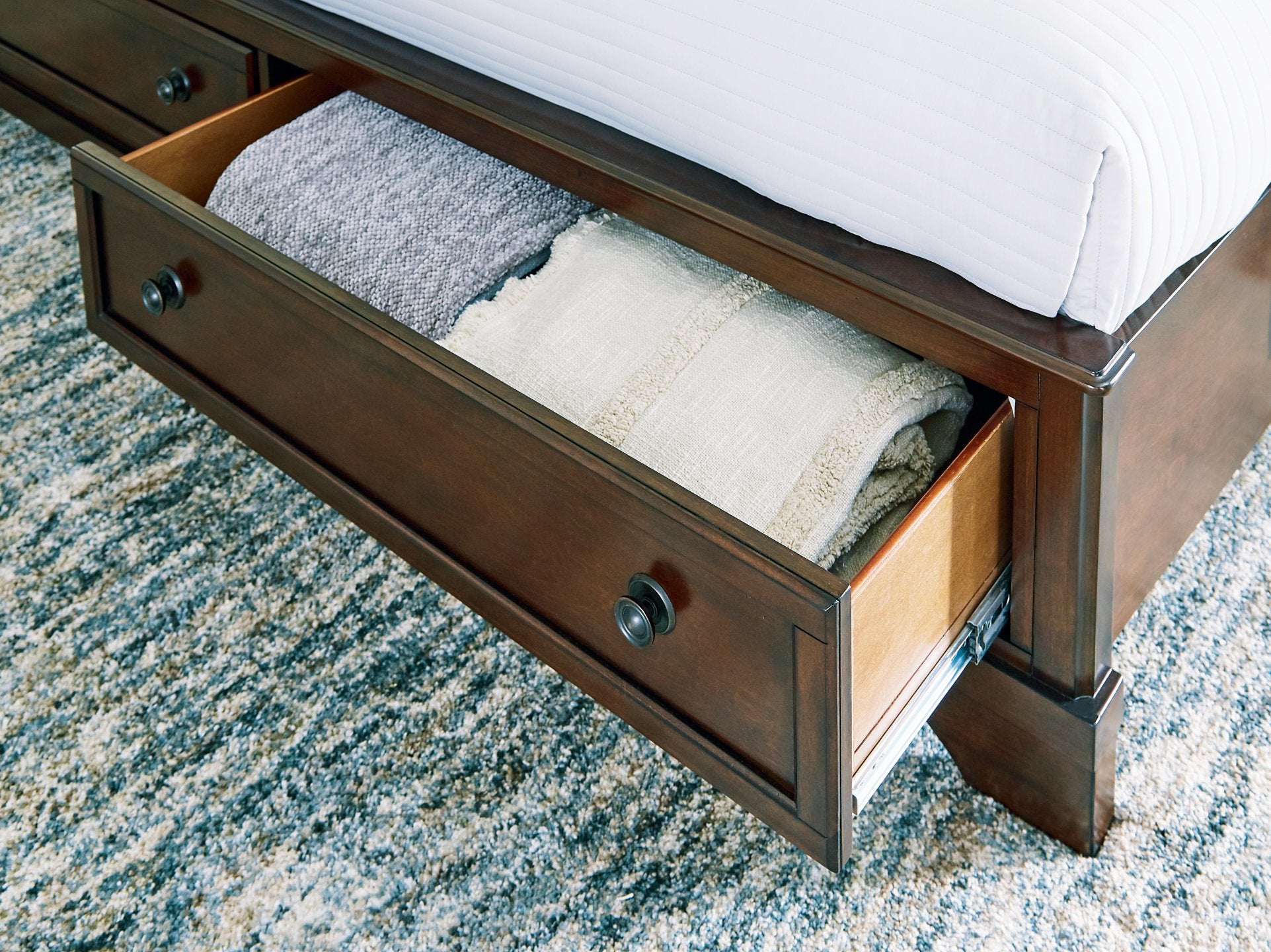 Trellington Sleigh Storage Bed - Furniture & Design Outlet (Kalamazoo,MI)