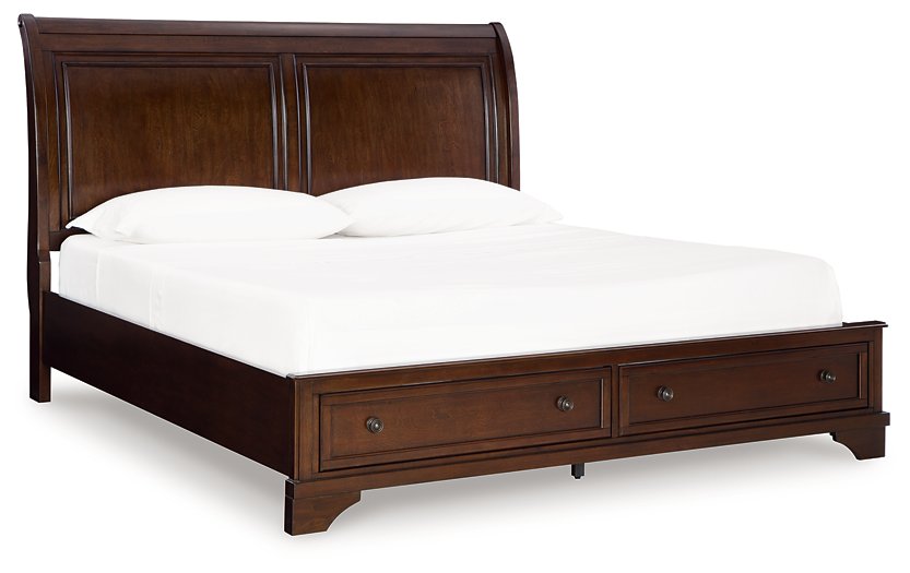 Trellington Sleigh Storage Bed - Furniture & Design Outlet (Kalamazoo,MI)