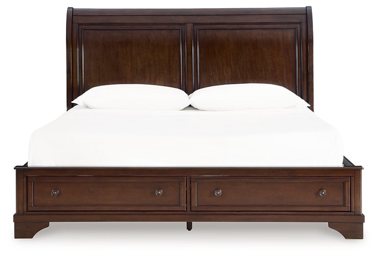 Trellington Sleigh Storage Bed - Furniture & Design Outlet (Kalamazoo,MI)