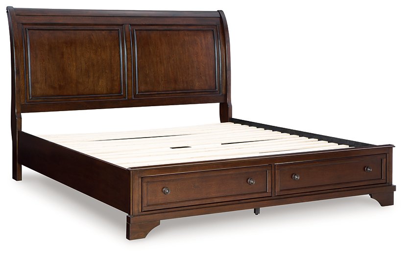 Trellington Sleigh Storage Bed - Furniture & Design Outlet (Kalamazoo,MI)