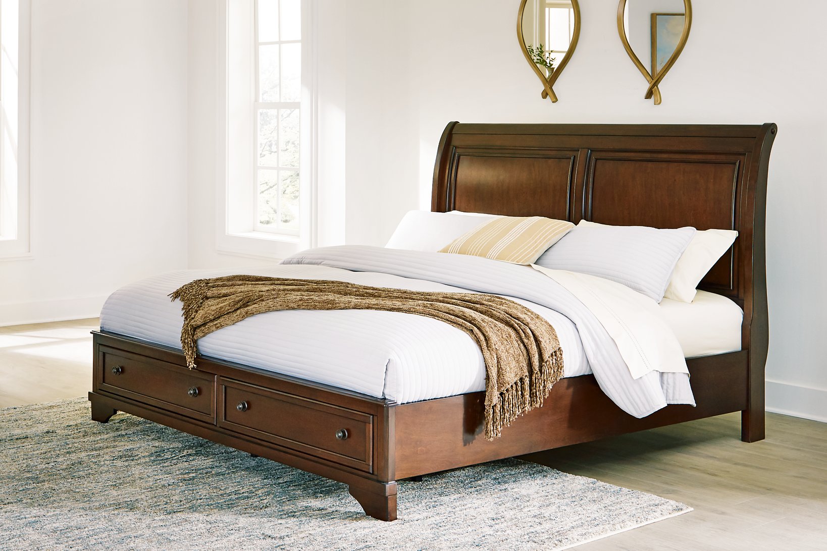 Trellington Sleigh Storage Bed - Furniture & Design Outlet (Kalamazoo,MI)