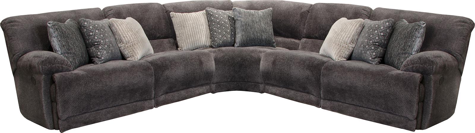 Catnapper Furniture Burbank 5pc Sectional in Smoke - Furniture & Design Outlet (Kalamazoo,MI)