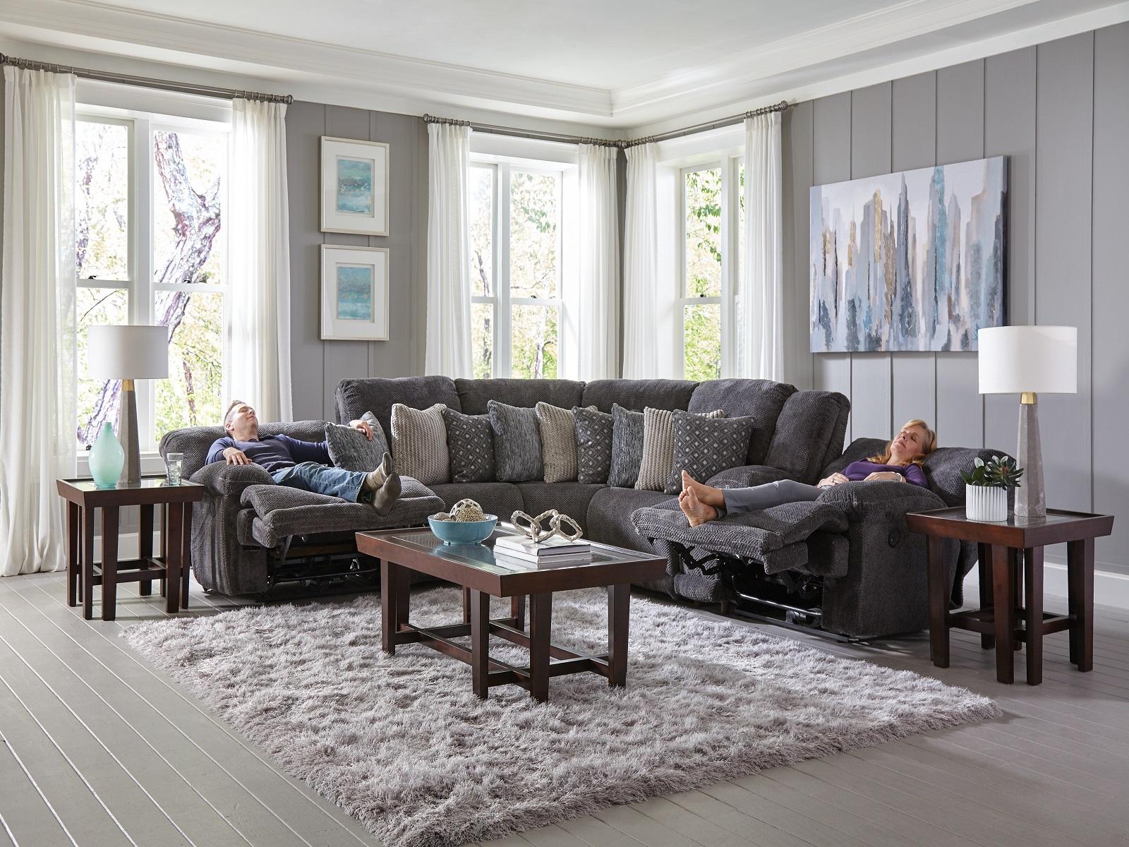 Catnapper Furniture Burbank Power Lay Flat Recliner - Furniture & Design Outlet (Kalamazoo,MI)