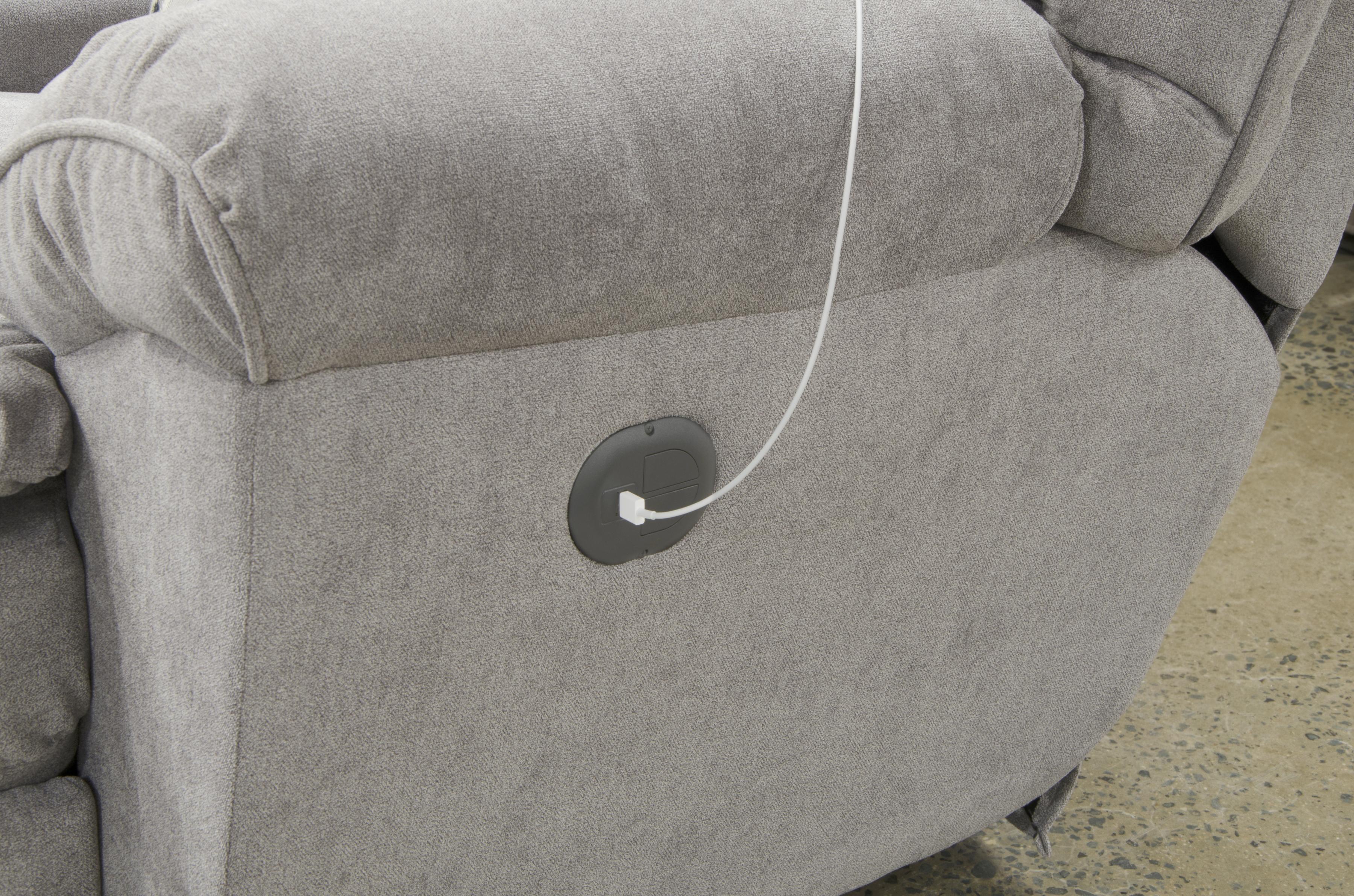 Catnapper Furniture Sadler Power Lay Flat Recliner in Mica - Furniture & Design Outlet (Kalamazoo,MI)