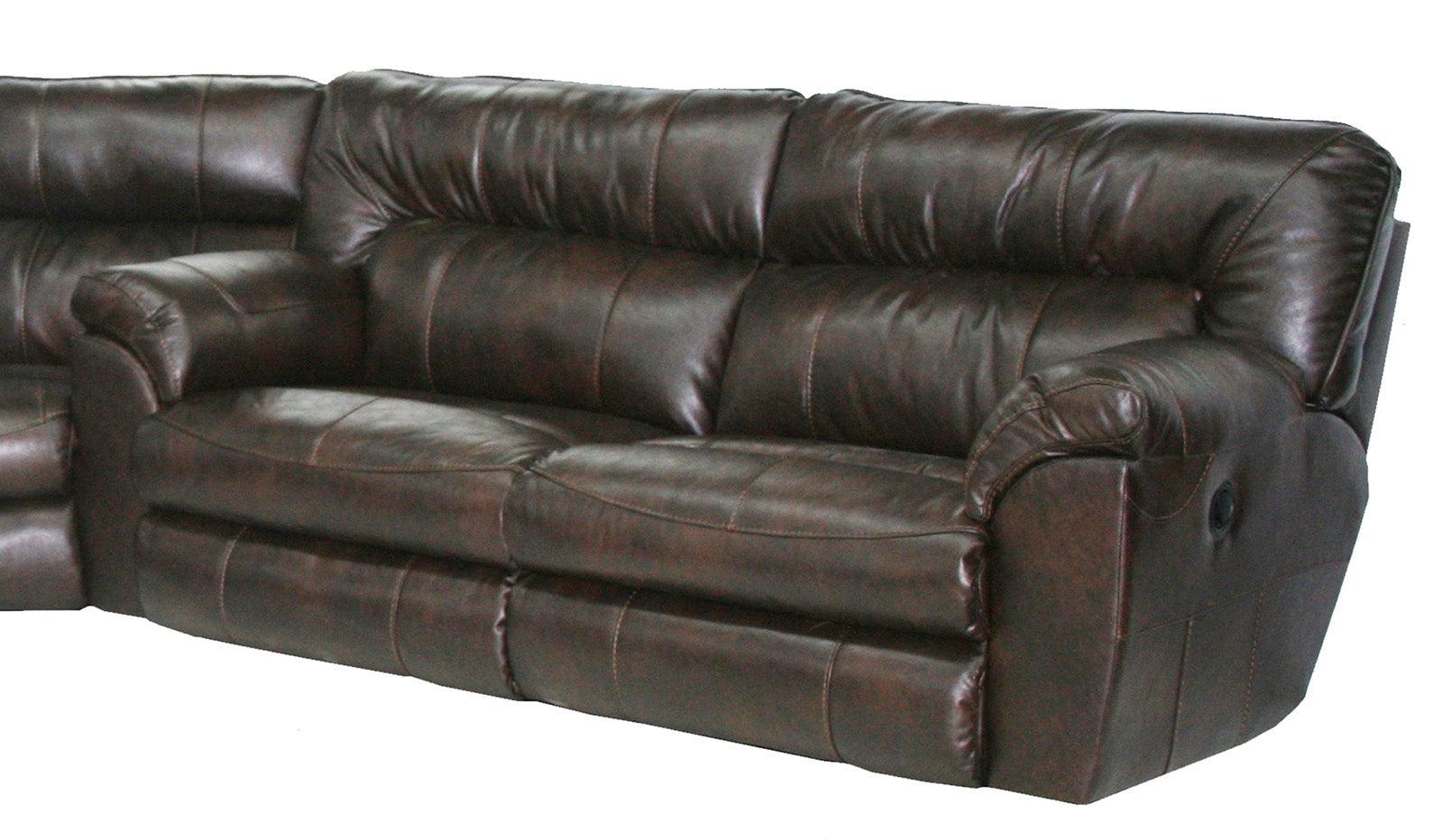 Catnapper Nolan Power Extra Wide Reclining Sofa in Godiva - Furniture & Design Outlet (Kalamazoo,MI)