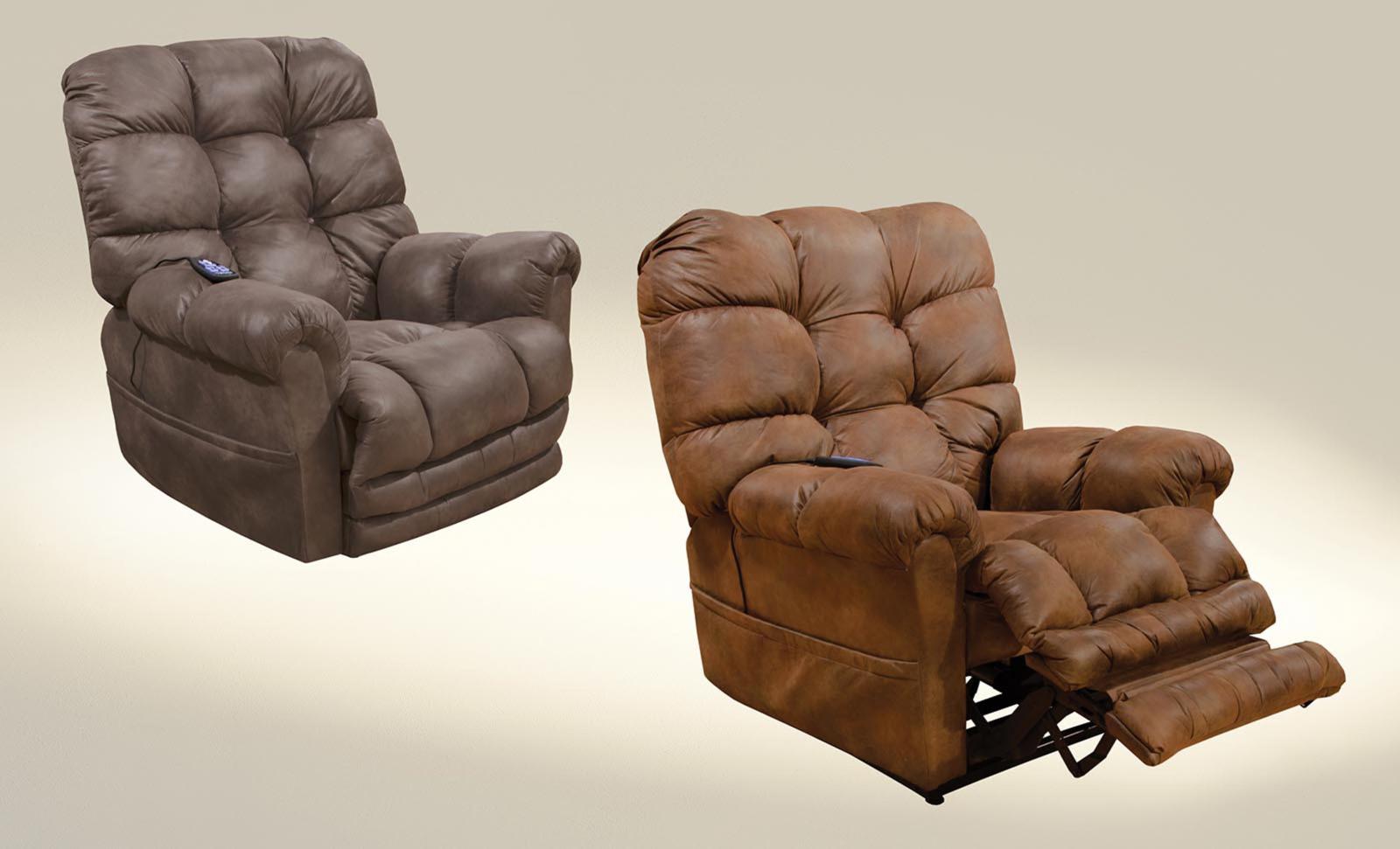 Catnapper Oliver Power Lift Recliner w/ Dual Motor & Extended Ottoman in Sunset 4861 - Furniture & Design Outlet (Kalamazoo,MI)