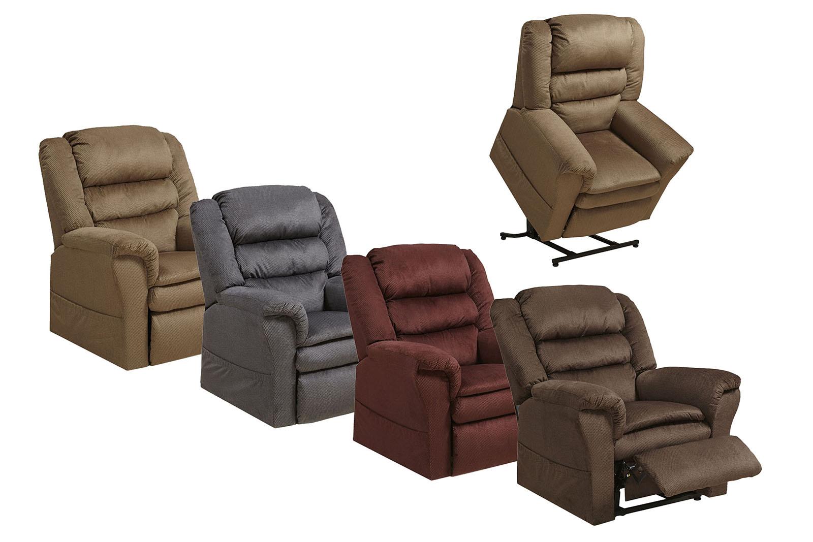 Catnapper Preston Power Lift Recliner in Mocha - Furniture & Design Outlet (Kalamazoo,MI)