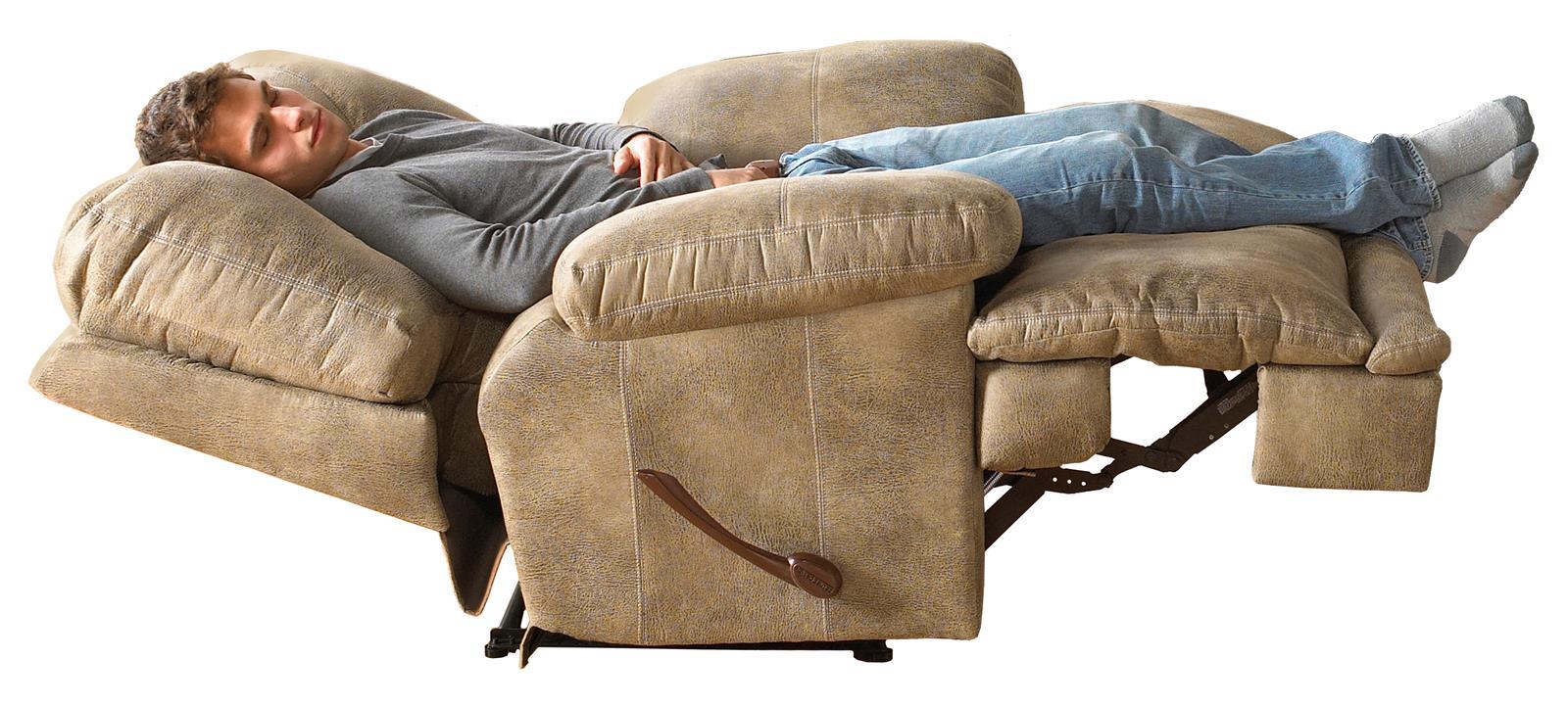 Catnapper Voyager Lay Flat Recliner in Brandy - Furniture & Design Outlet (Kalamazoo,MI)
