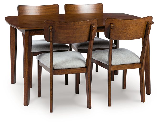 Tameride Dining Table and 4 Chairs (Set of 5) - Furniture & Design Outlet (Kalamazoo,MI)