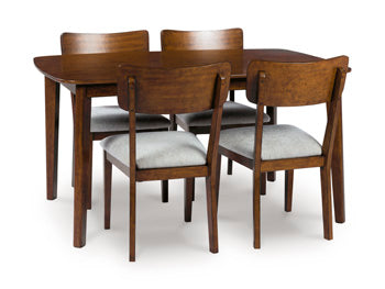 Tameride Dining Table and 4 Chairs (Set of 5) - Furniture & Design Outlet (Kalamazoo,MI)