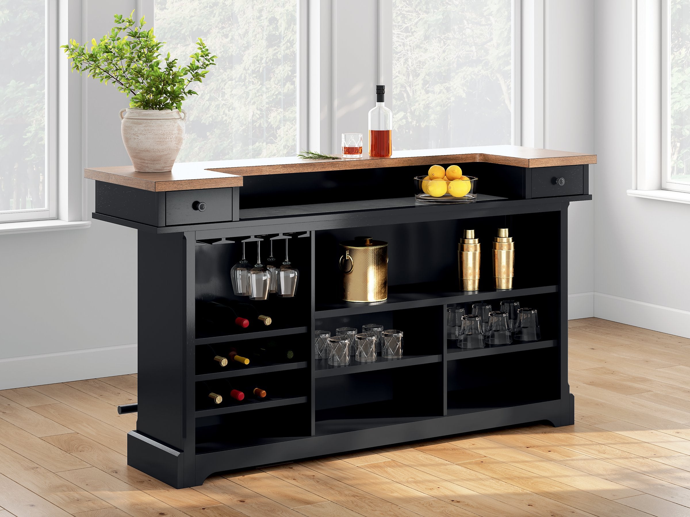 Wildenauer 78" Bar - Furniture & Design Outlet (Kalamazoo,MI)