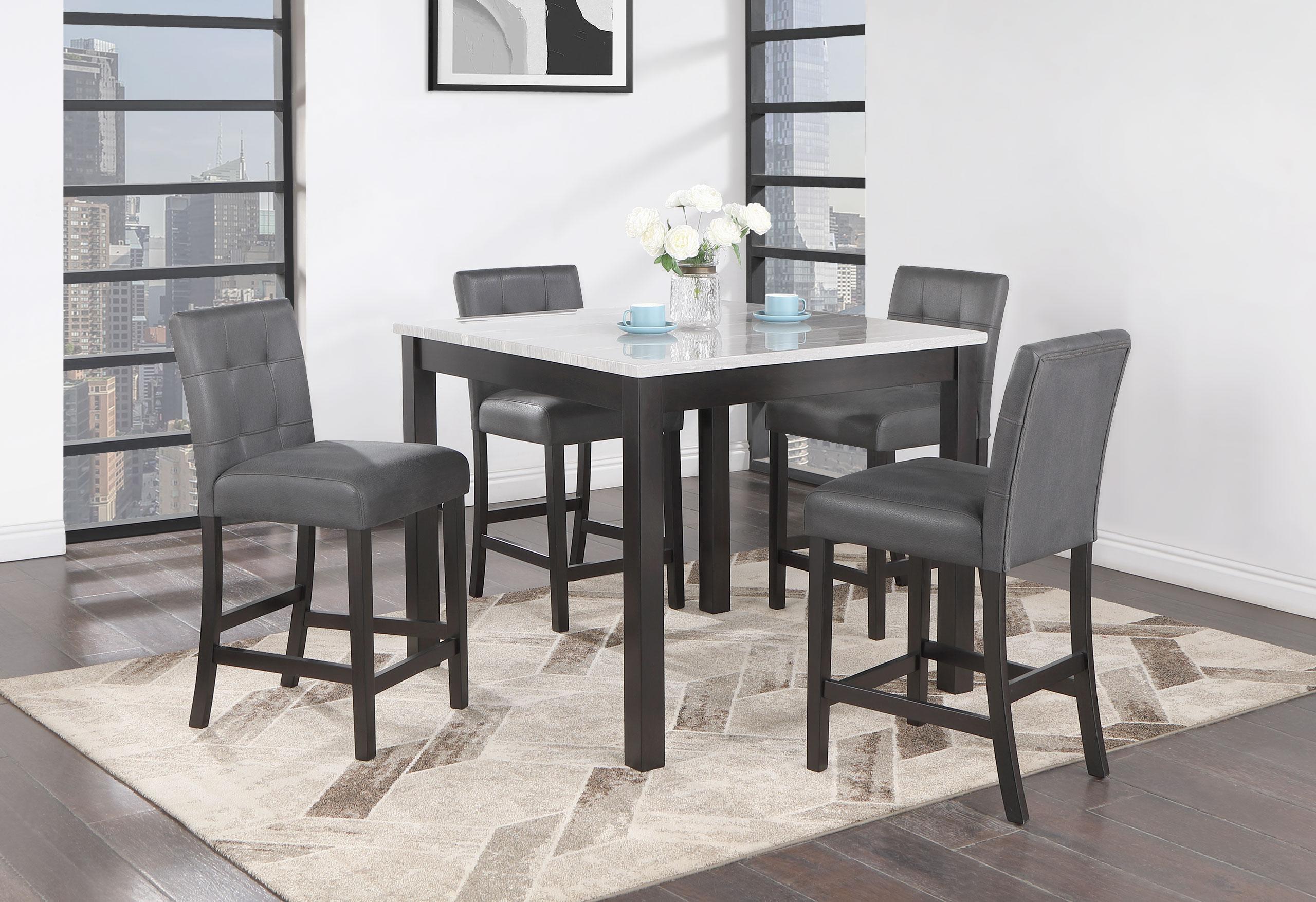 D4052 BAR TABLE AND 4 BAR STOOLS image