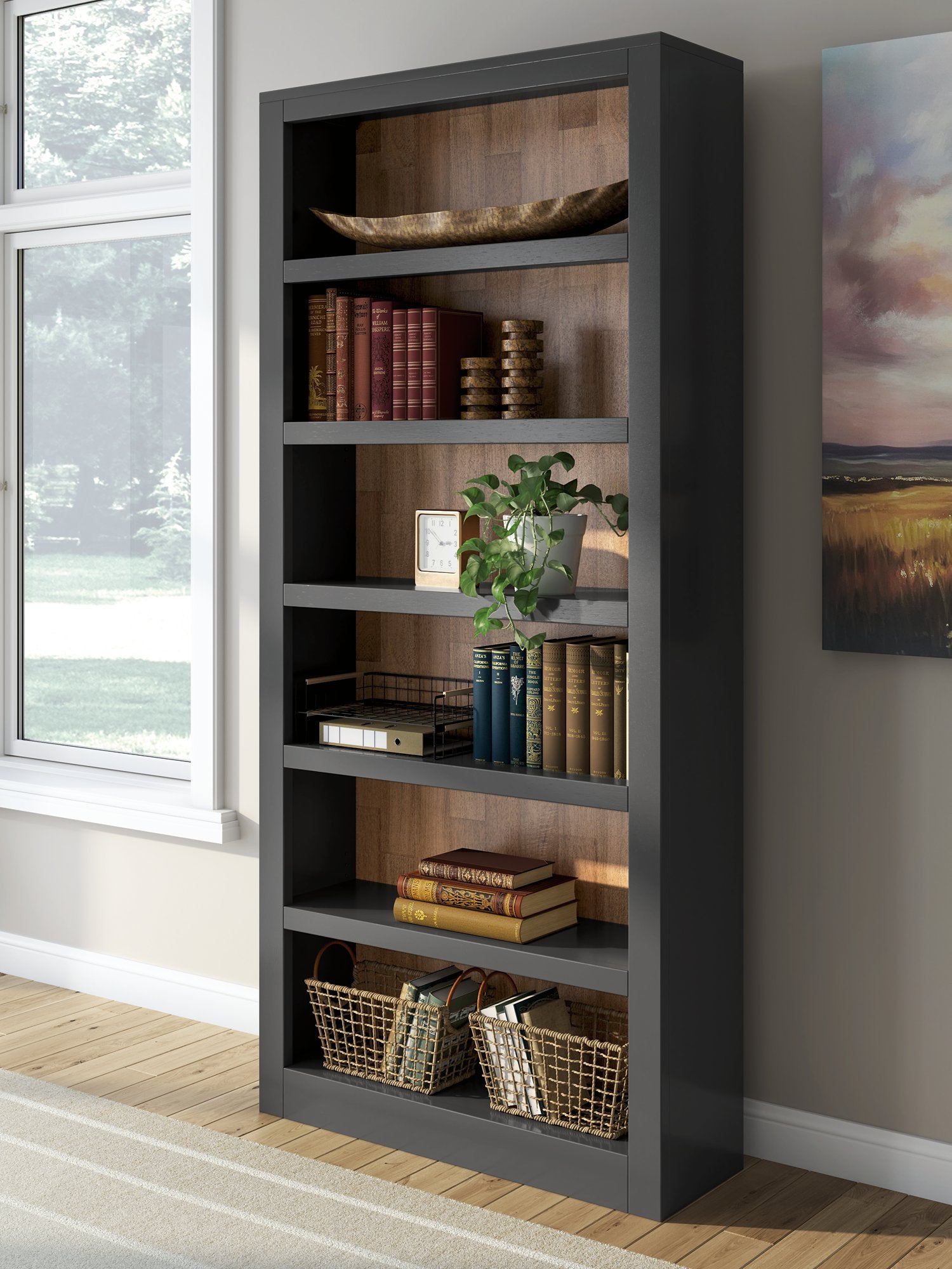 Wildenauer 75" Bookcase - Furniture & Design Outlet (Kalamazoo,MI)