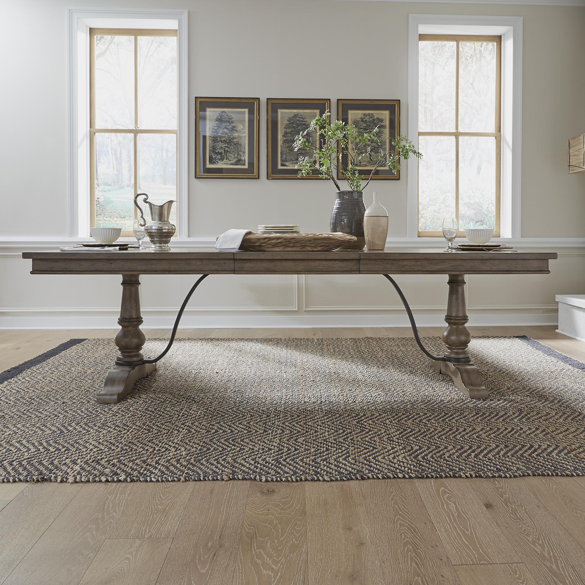 Americana Farmhouse Trestle Table Base image