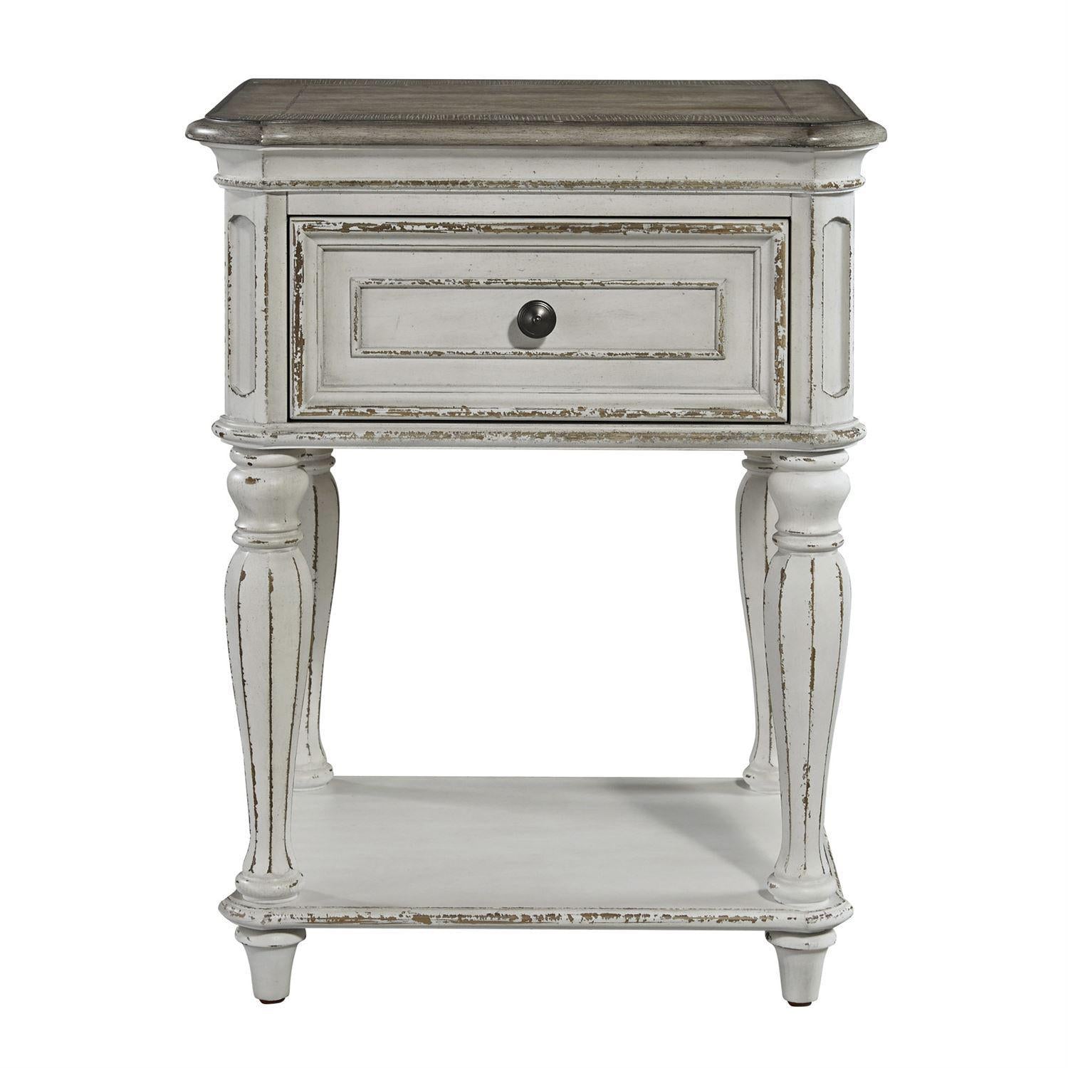 Liberty Magnolia Manor Leg Nightstand in Antique White image