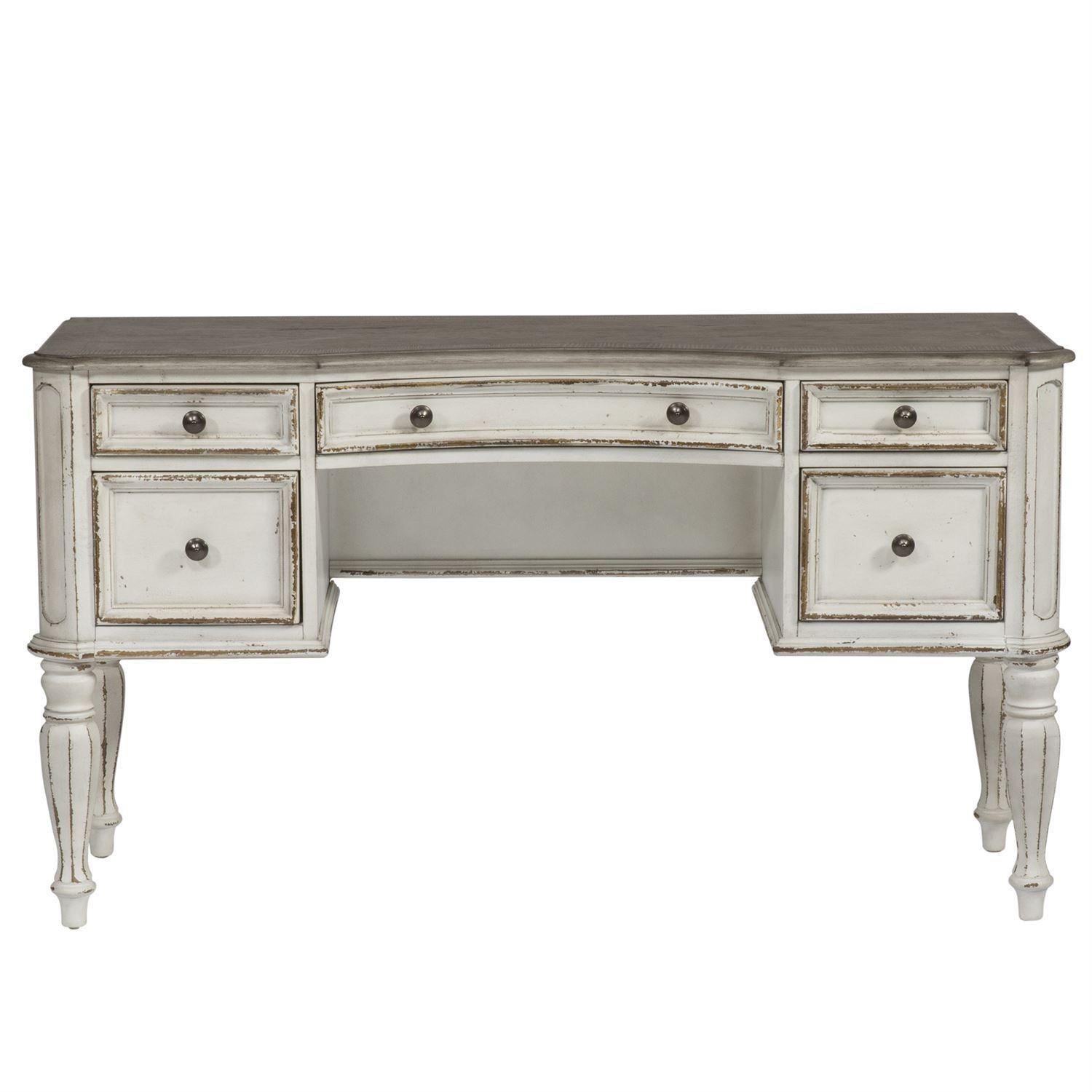 Liberty Magnolia Manor Vanity Desk in Antique White image