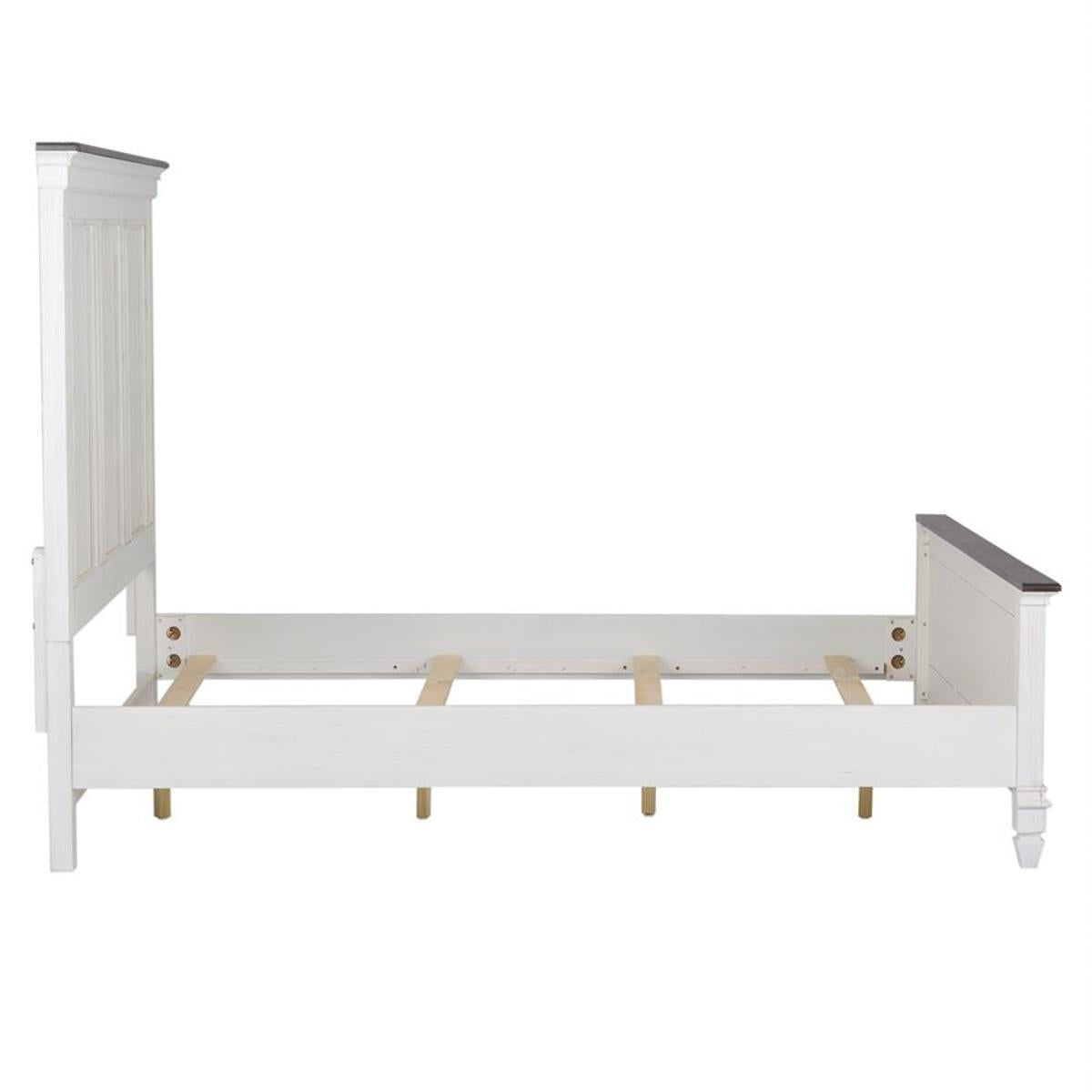 Liberty Furniture Allyson Park King Headboard Only in Wirebrushed White