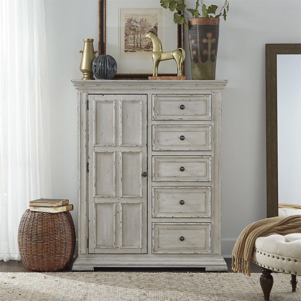 Liberty Furniture Big Valley Door Chest in Whitestone image