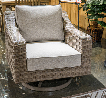Laguna Heights Swivel Lounge with Cushion - Furniture & Design Outlet (Kalamazoo,MI)