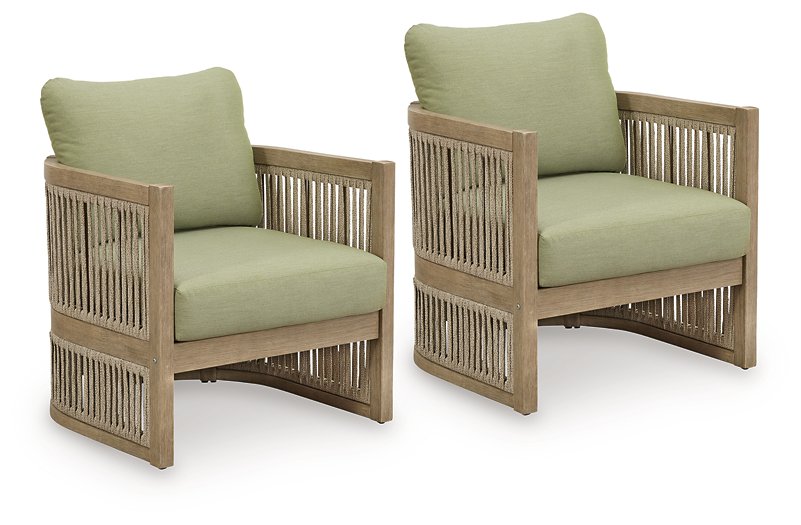 Serena Shores Outdoor Lounge Chair (Set of 2) - Furniture & Design Outlet (Kalamazoo,MI)