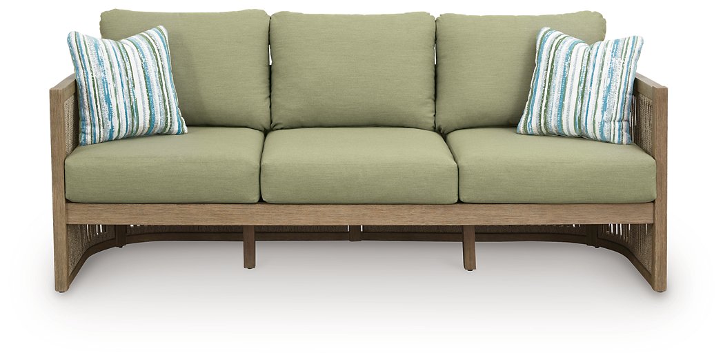 Serena Shores Outdoor Sofa with Cushion - Furniture & Design Outlet (Kalamazoo,MI)