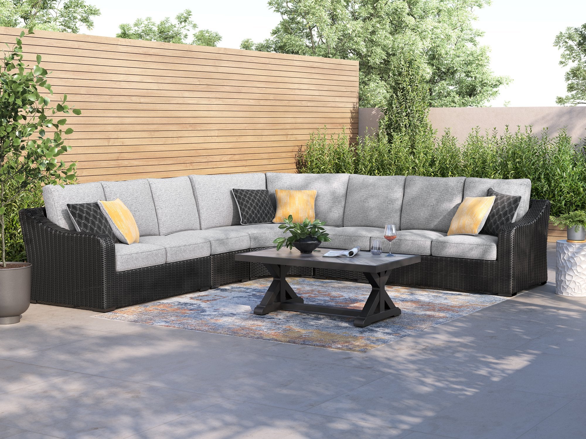 Beachcroft Outdoor Sectional - Furniture & Design Outlet (Kalamazoo,MI)