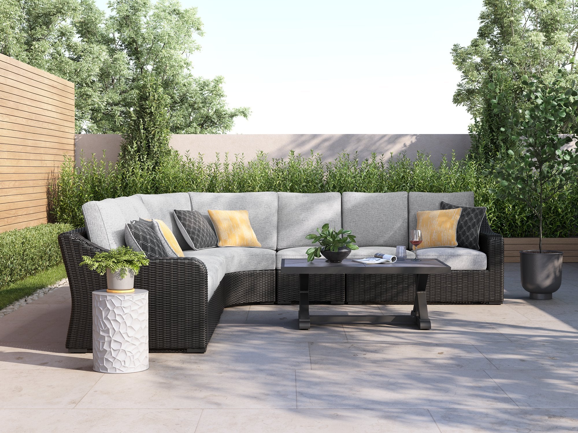 Beachcroft Outdoor Sectional - Furniture & Design Outlet (Kalamazoo,MI)