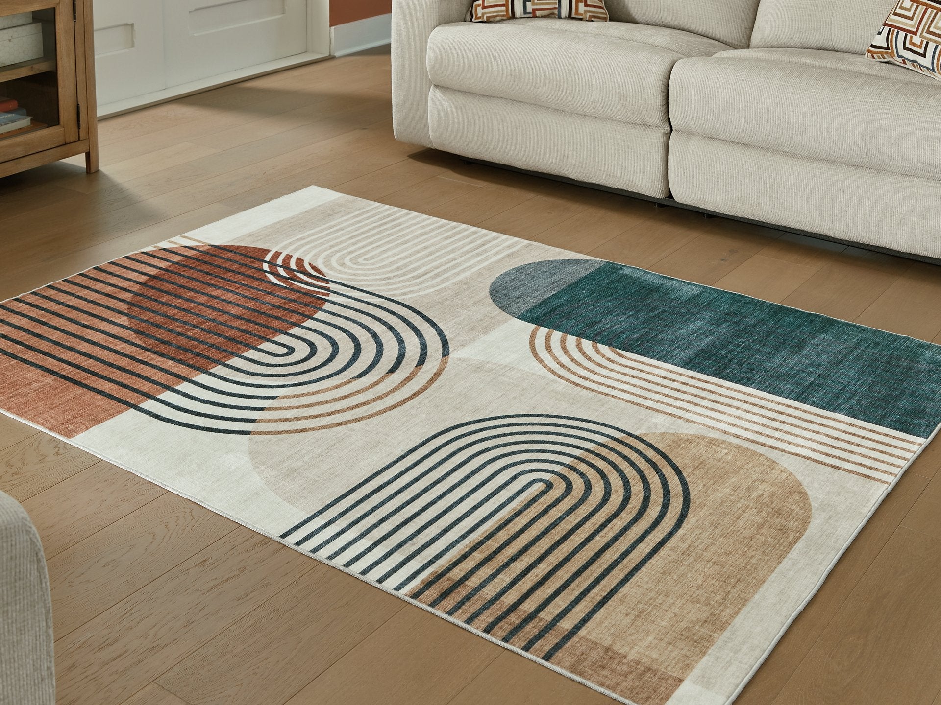 Farrendale Washable Area Rug - Furniture & Design Outlet (Kalamazoo,MI)